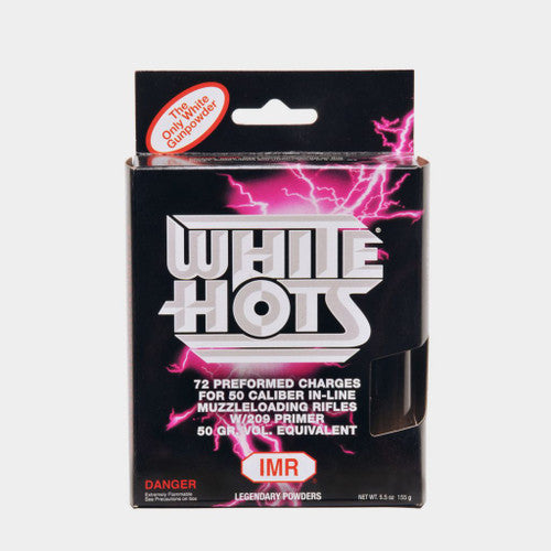 IMR White Hots 50/50 Muzzleloader Pellets - 72 count