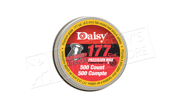 Daisy PrecisionMax .177 Caliber Flat Pellets – 500 Count Tin
