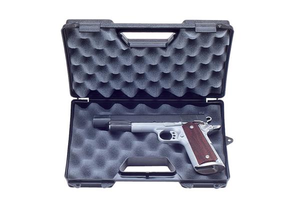 PISTOL HANDGUN CASE SINGLE UP TO 6" REVOLVER 12.2x8.4 BLACK