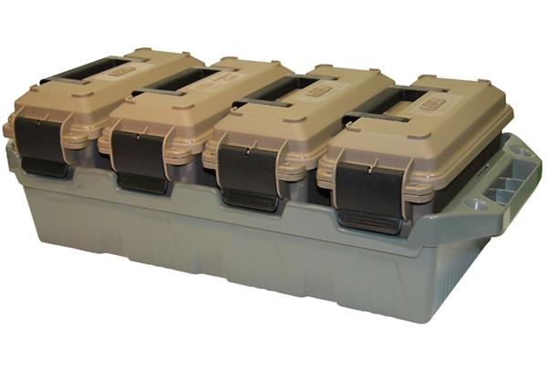 4-CAN AMMO CRATE 30 Cal DARK EARTH - ARMY GREEN