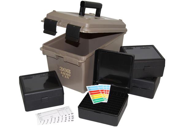 308 AMMO CAN FOR 400RND INCLUDES 4EA RM-100'S Dark Earth