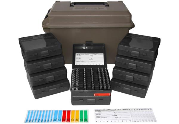 9MM AMMO CAN FOR 1000RND INCLUDES 10EA P-100-9'S Dark Earth