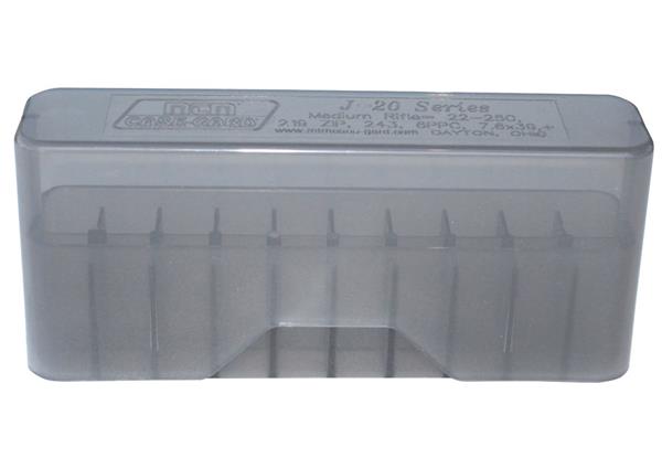 SLIP-TOPAMMOBOX 20RND 22-250 243 WIN 7.62X39 CLEARSMOKE