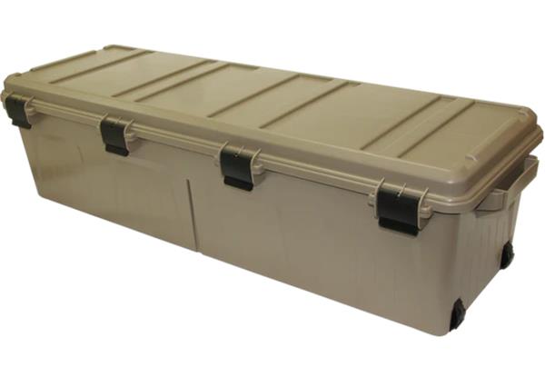 MTM WHEELED MOBILE GEAR CRATE W/ TRAY AND DIVIDER "THE MULE"
