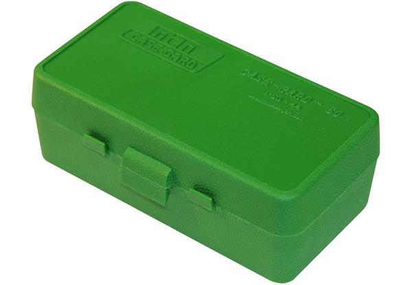 AMMO BOX 50 ROUND FLIP-TOP 41, 44, 45 LC GREEN