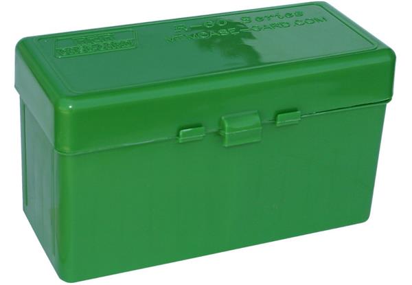 AMMO BOX 60 ROUND FLIP-TOP 270 WIN, 30-06, 25-06 GREEN