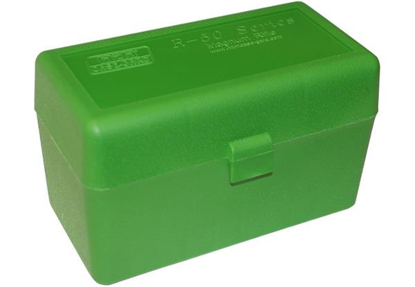 AMMO BOX 50 ROUND FLIP-TOP 300 WIN MAG, 7MM REM MAG, 300 WBY
