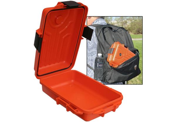 SURVIVOR DRY BOX - SMALL 10X7X3" ORANGE
