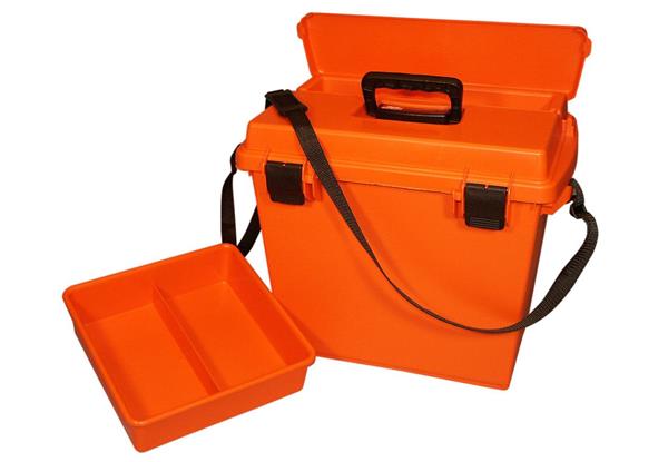 SPORTSMEN'S+ UTILITYDRYBOX O-RING SEALED 19X13X15.1" ORNG