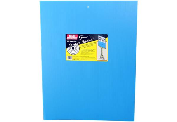JAMMIT STANDBACKER TARGET HOLDER SHEET 17.5X23" BLU