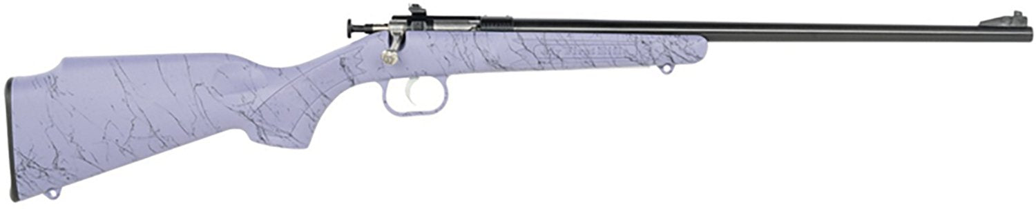 Crickett Gen 2 .22 LR Rifle – Purple/Black Webbed Synthetic, Blued product image