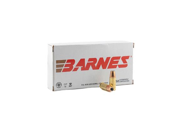 BARNES AMMO SIERRA JHP 9MM LUGER 124 GR (20)