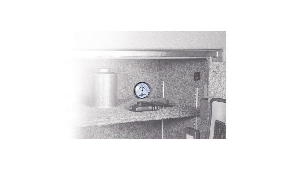 Lockdown analog hygrometer