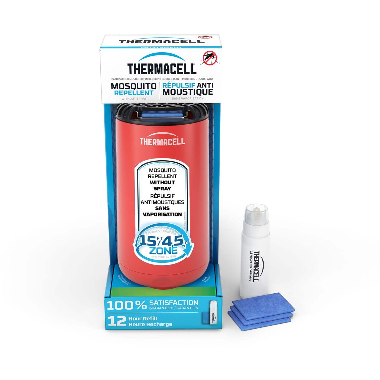 Thermacell Patio Shield Mosquito Repeller  Red