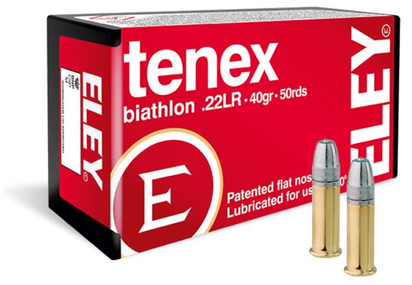 ELEY tenex biathlon 22 LR Ammunition 40 Gr Flat-Nose