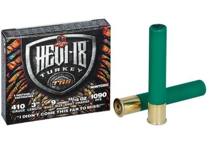 HEVI-SHOT Ammunition HEVI-18 TSS TURKEY 410 3" 13/16 OZ #9 (5)