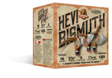HEVI-SHOT Ammunition BISMUTH UPLAND 16 Gauge 2-3/4" 1-1/8 OZ #3 (25)