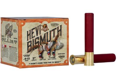 HEVI-SHOT Ammunition HEVI-BISMUTH UPLAND 410 3" 9/16 OZ #5 (25)