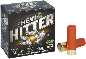 HEVI-SHOT Ammunition HITTER 12GA 3" 1-1/4OZ #2 TUNGSTEN/STEEL (25)