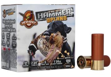 HEVI-SHOT Ammunition HAMMER UPLAND 12 Gauge 2-3/4" 1-1/4 OZ #5 (25)