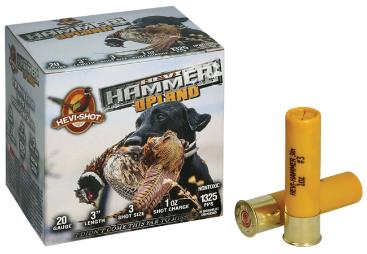 HEVI-SHOT Ammunition HEVI-HAMMER UPLAND 20 Gauge 3" 1 OZ #3 (25)