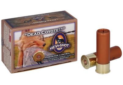 HEVI-SHOT Ammunition DEAD COYOTE 12 Gauge 3" 1-1/2 OZ T SHOT (10)