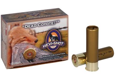 HEVI-SHOT Ammunition DEAD COYOTE 12 Gauge 3-1/2" 1-5/8 OZ T SHOT (10)