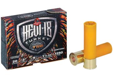 HEVI-SHOT Ammunition HEVI-18 TSS TURKEY 20 Gauge 3" 1-1/2 OZ #9 (5)