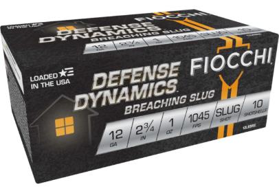 FIOCCHI AMMO 12GA BREACHING RND 2-3/4" 1OZ SLUG 1045FPS (10)