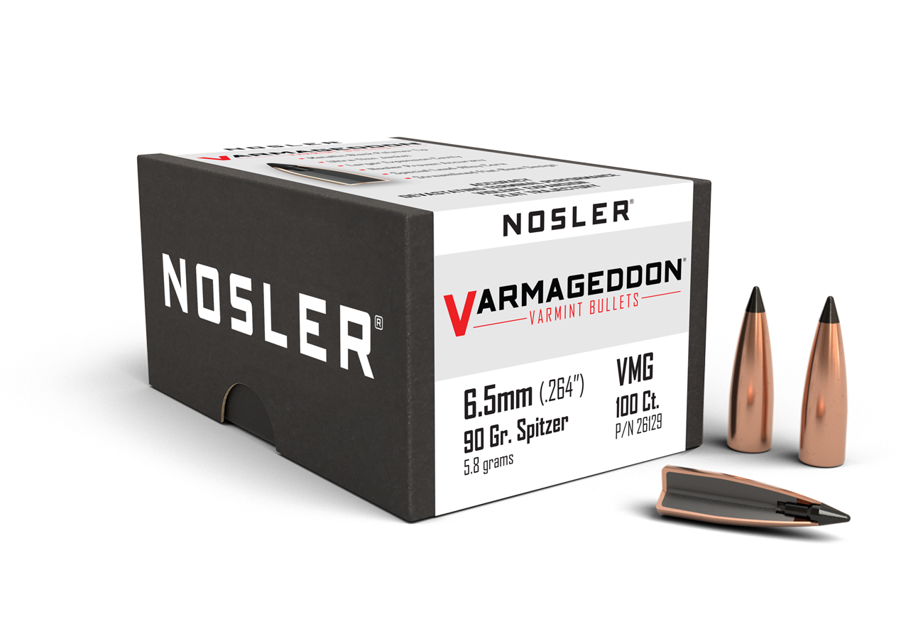 Nosler 6.5mm 90gr FB Tipped Varmageddon (100ct) product image