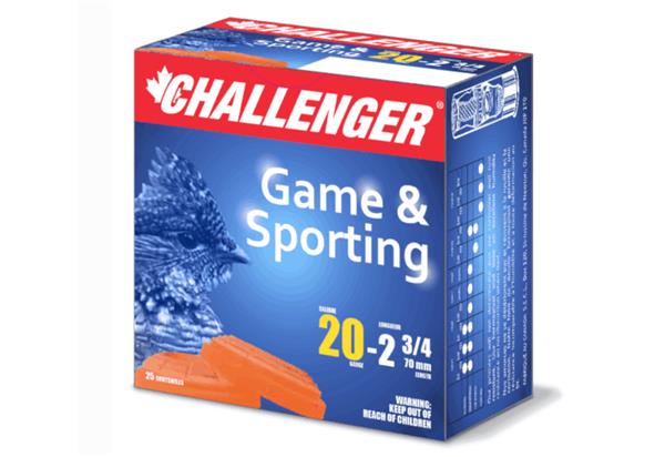 CHALLENGER Ammunition 20 Gauge SPREADER 1 OZ 2-3/4" #9