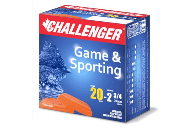 CHALLENGER Ammunition 20 Gauge HIGH BRASS 1 OZ 2-3/4" #8