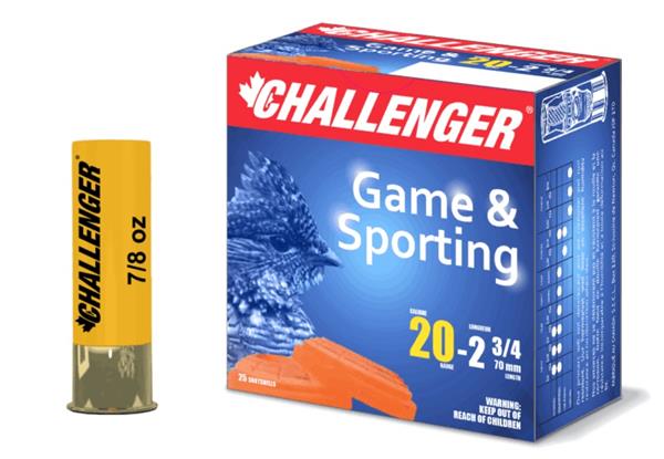 CHALLENGER Ammunition 20 Gauge STEEL MAGNUM 7/8 OZ 2-3/4" #7