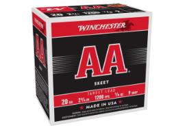 WINCHESTER AMMO 20 GA 2-3/4" #9 AA TARGET 7/8 OZ