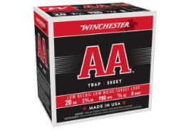 WINCHESTER AMMO 20 GA 2-3/4" #8 AA LOW RECOIL 7/8 OZ