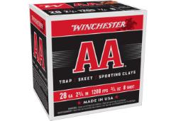 WINCHESTER AMMO 28 GA 2-3/4" #8 AA TARGET 3/4 OZ