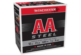 WINCHESTER AMMO 12 GA 2-3/4" #8 AA SUPER SPORT STEEL SC 1 OZ
