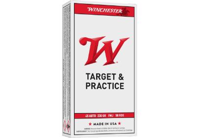 WINCHESTER AMMO USA WBX 45 AUTO USA TARGET FMJ 230GR 50RDS