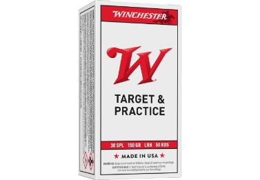 WINCHESTER AMMO 38 SPECIAL USA TARGET LRN 150 GR