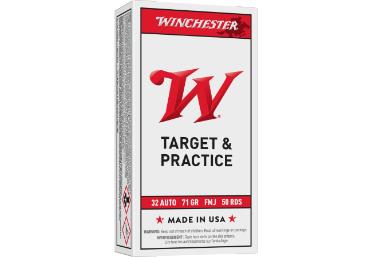WINCHESTER AMMO 32 AUTO USA TARGET FMJ 71 GR
