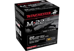 WINCHESTER AMMO 22 LR M-22 RN CP 40 GR - 1000 ROUNDS