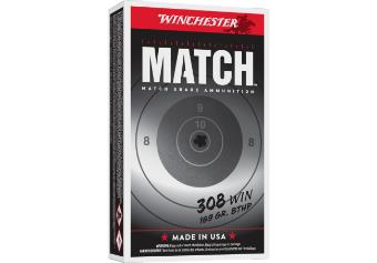WINCHESTER AMMO 308 WIN MATCH ELITE MARKSMAN HPBT 169 GR