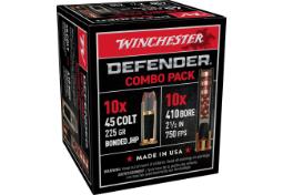 WINCHESTER AMMO 410GA & 45 COLT 2-1/2" PDX 1 DEF BONDED JHP
