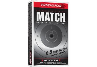 WINCHESTER AMMO 6.5 CREEDMOOR MATCH BTHP 140 GR