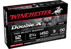 WINCHESTER Ammunition 12 Gauge 2-3/4" DOUBLE X BUCKSHOT 00