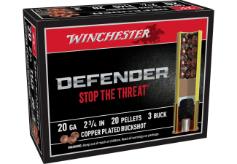 WINCHESTER AMMO 20 GA 2-3/4" DEFENDER BUCKSHOT #3