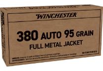 WINCHESTER AMMO 380 AUTO FMJ 95 GR