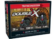WINCHESTER Ammunition 20 Gauge 3" #4 DOUBLE X HV 1-5/16 OZ