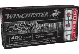 WINCHESTER AMMO 400 LEGEND OPEN-TIP SUPER SUPPRESSED 300 GR