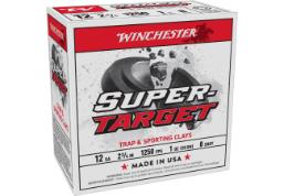 WINCHESTER AMMO 12 GA 2-3/4" #8 SUPER-TARGET 1 OZ 1250 FPS